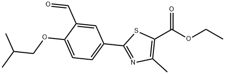 :Ethyl 2-(3-formyl-4-isobutoxyphenyl)-4-methylthiazole-5-carboxylateCAS:161798-03-4