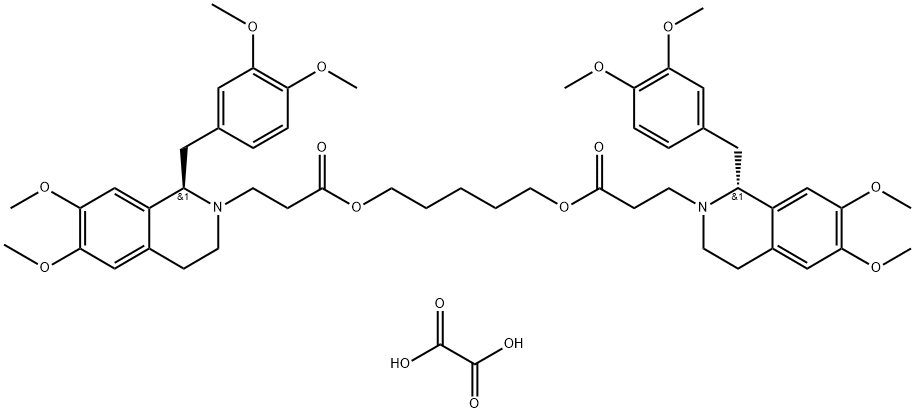 (1R,1'R)-2,2'-(3,11-Dioxo-4,10-dioxatridecamethylene)-bis-(1,2,3,4-tetrahydro-6,7-dimethoxy-1-veratr